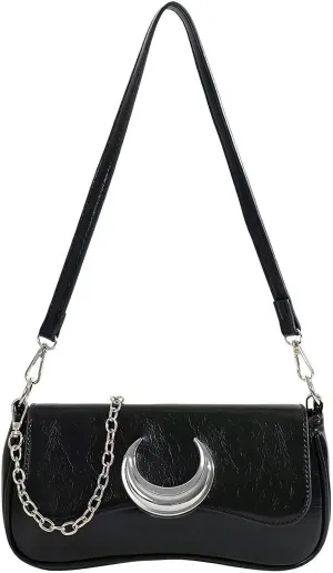 Punk Bag, Sourpuss Gothic Tote Purse Y2K Cool Style Trendy Women Shoulder Bags Rock Fashion Girls Handbag