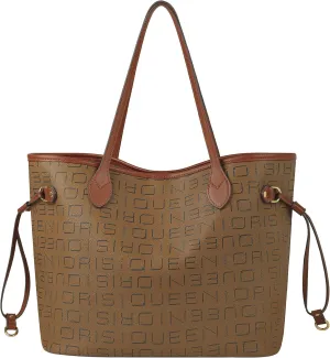 Queenoris Tote Bag for Women, Designer Fashion Purses Top Handle Satchel Large Capacity Classic Shoulder Bags