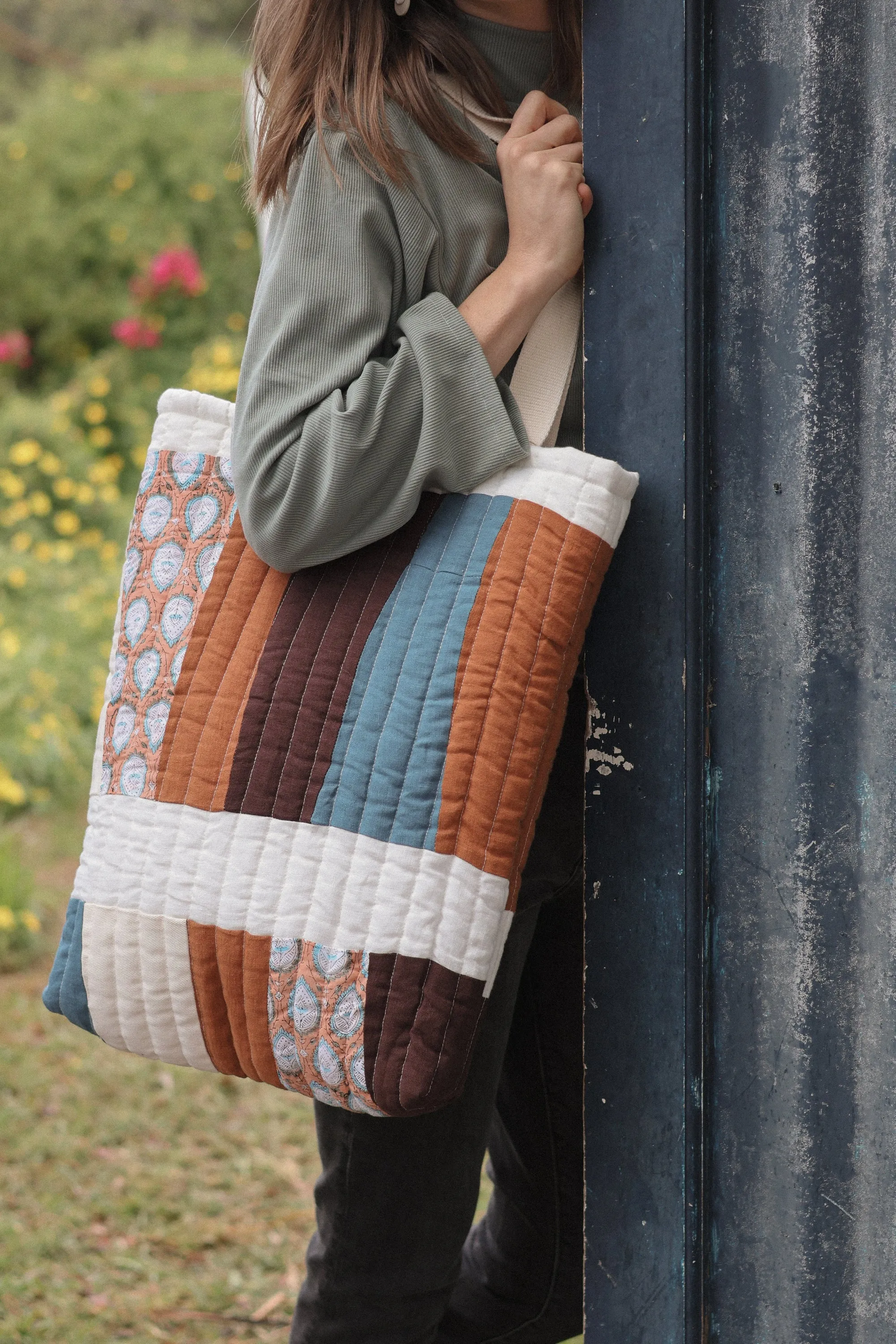 Quilted Tote Bag