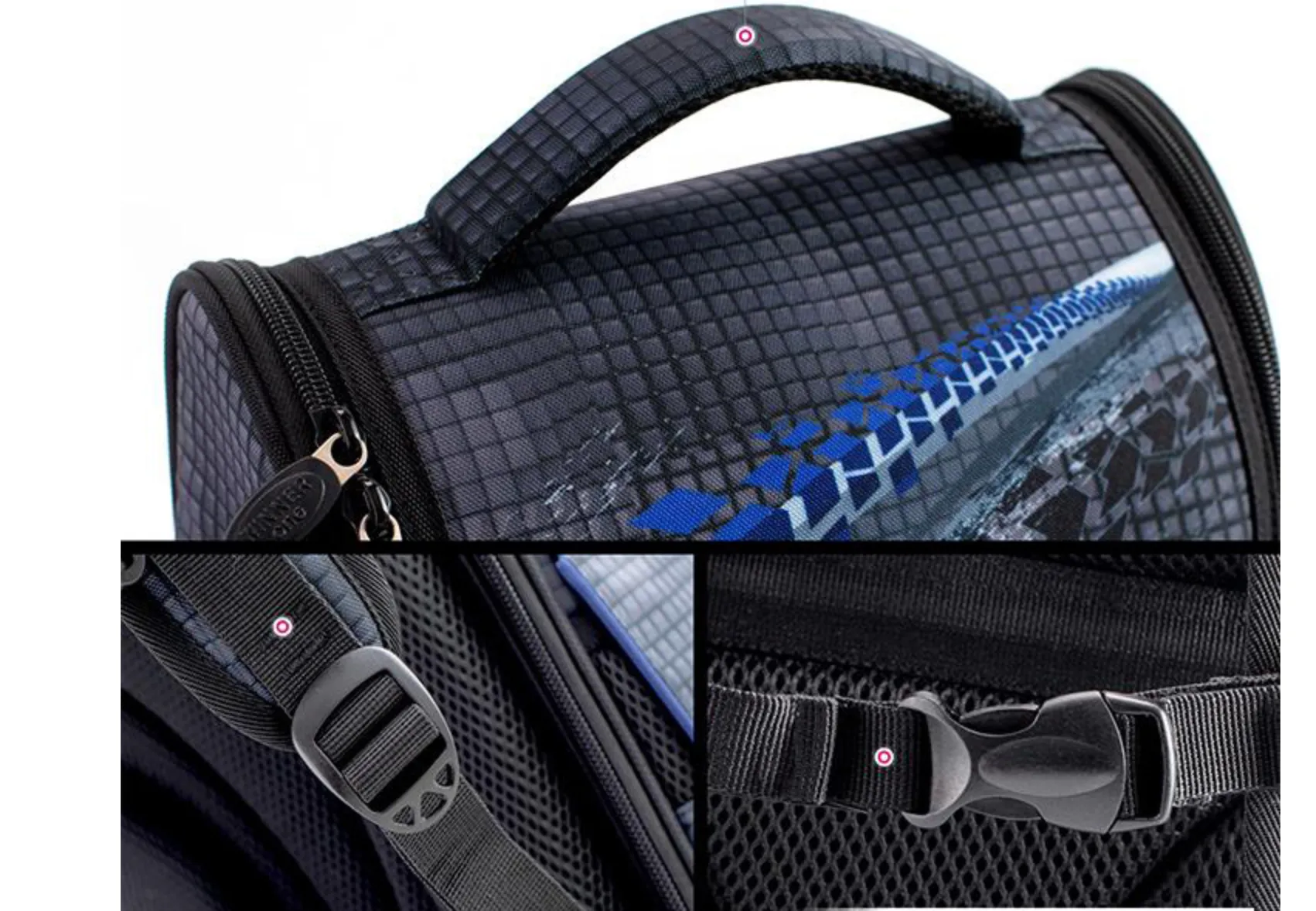 "Arna's Designer School Bags" New High Quality Boys Orthopedic School Bag