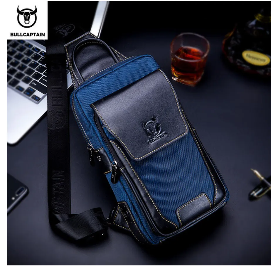 "Legend Collection" - Cowhide Shoulder Chest Bag - Metallic Range 3 Colours