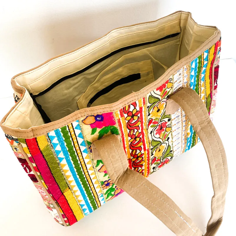 R2 - Brown - Candie's Cloisonne Bag - Tucson Find