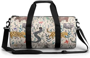 Rainforest Jam Small Gym Bag for Men Women Swim Dance Travel Tote Duffle Bags with Shoulder Strap