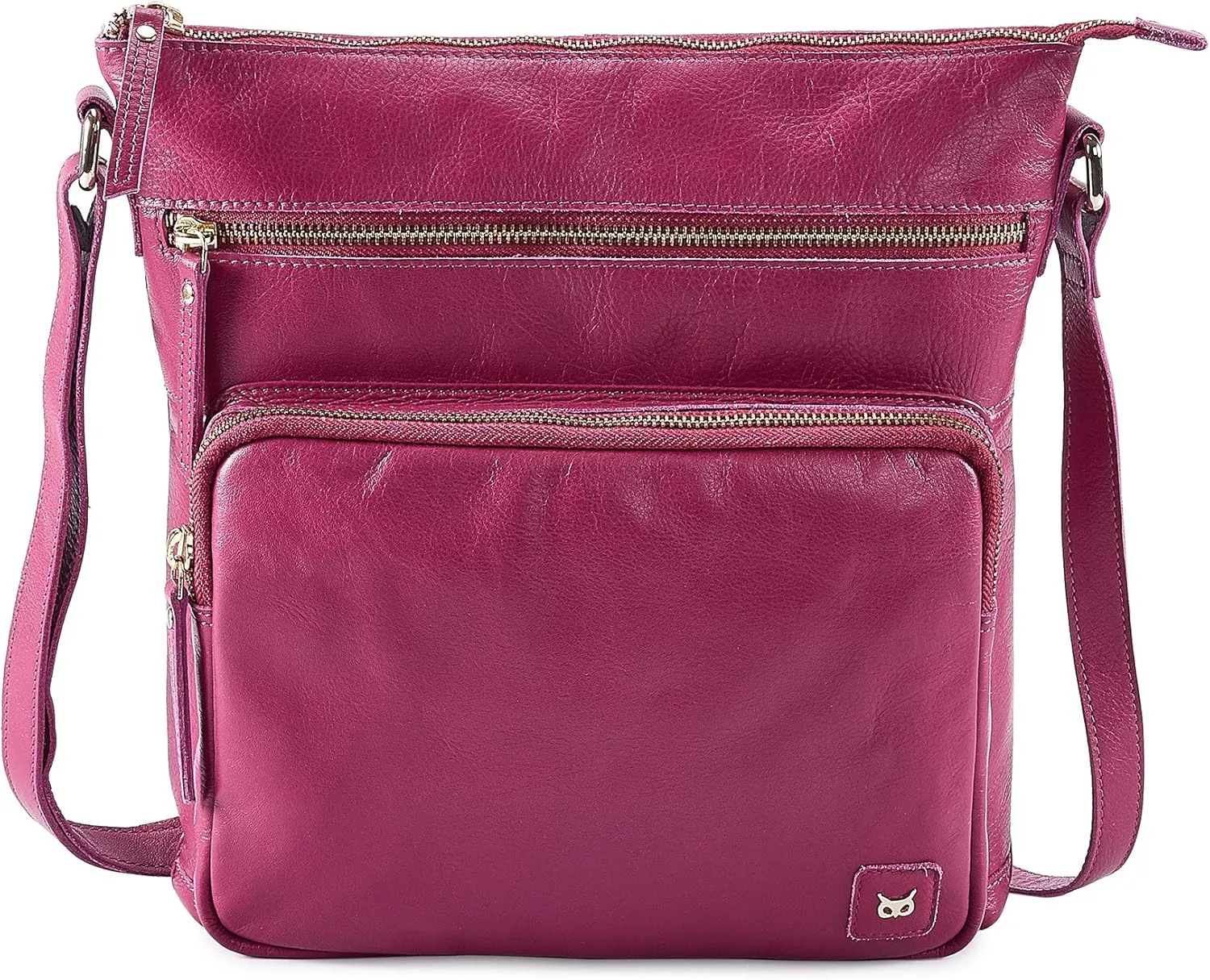 Real Leather Crossbody Bags Purses for Women Shoulder Handbags Crossover Handmade Stylish Trendy Pocketbook