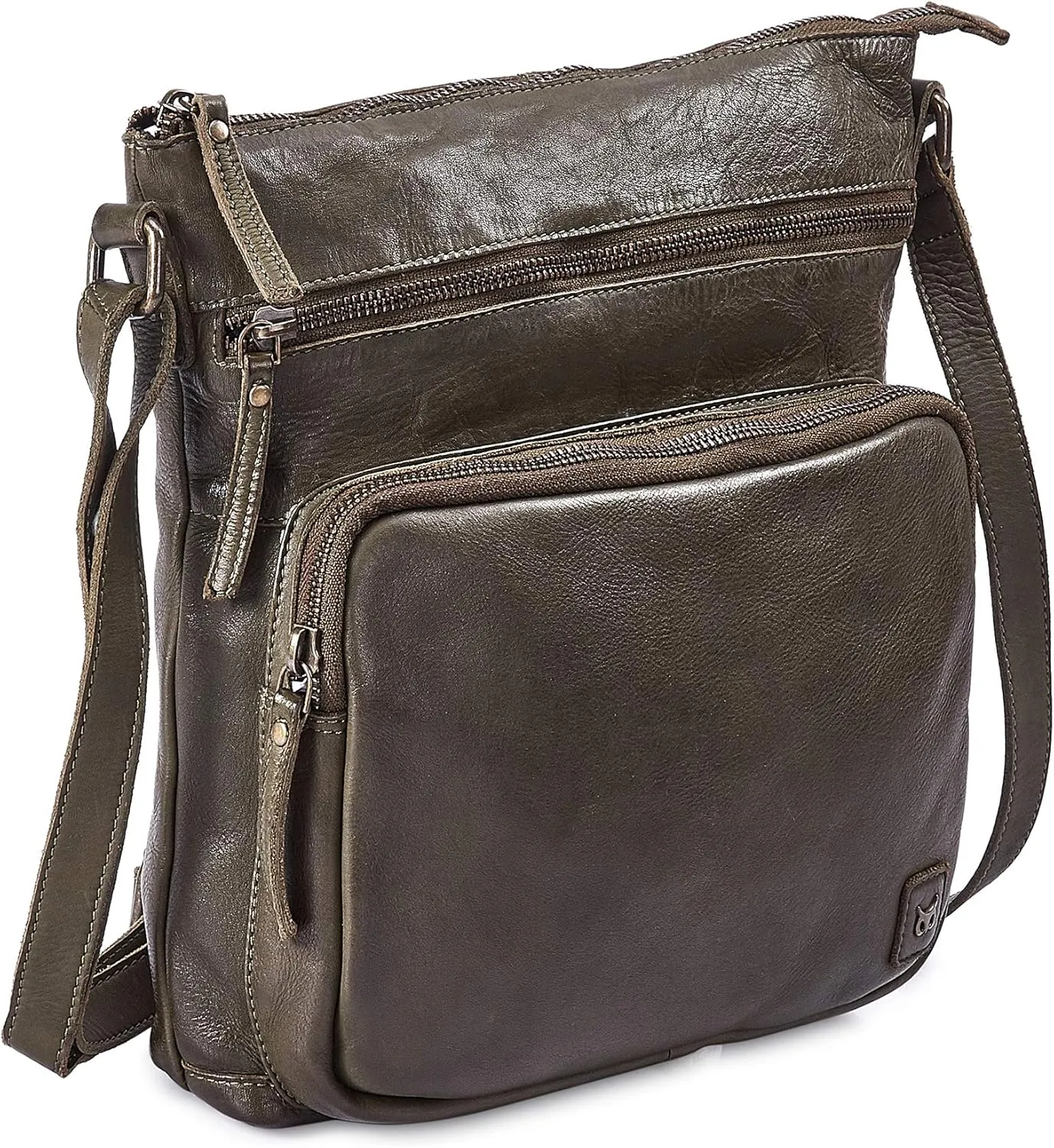 Real Leather Crossbody Bags Purses for Women Shoulder Handbags Crossover Handmade Stylish Trendy Pocketbook