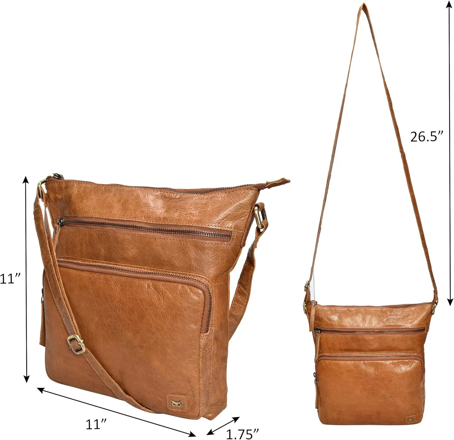 Real Leather Crossbody Bags Purses for Women Shoulder Handbags Crossover Handmade Stylish Trendy Pocketbook