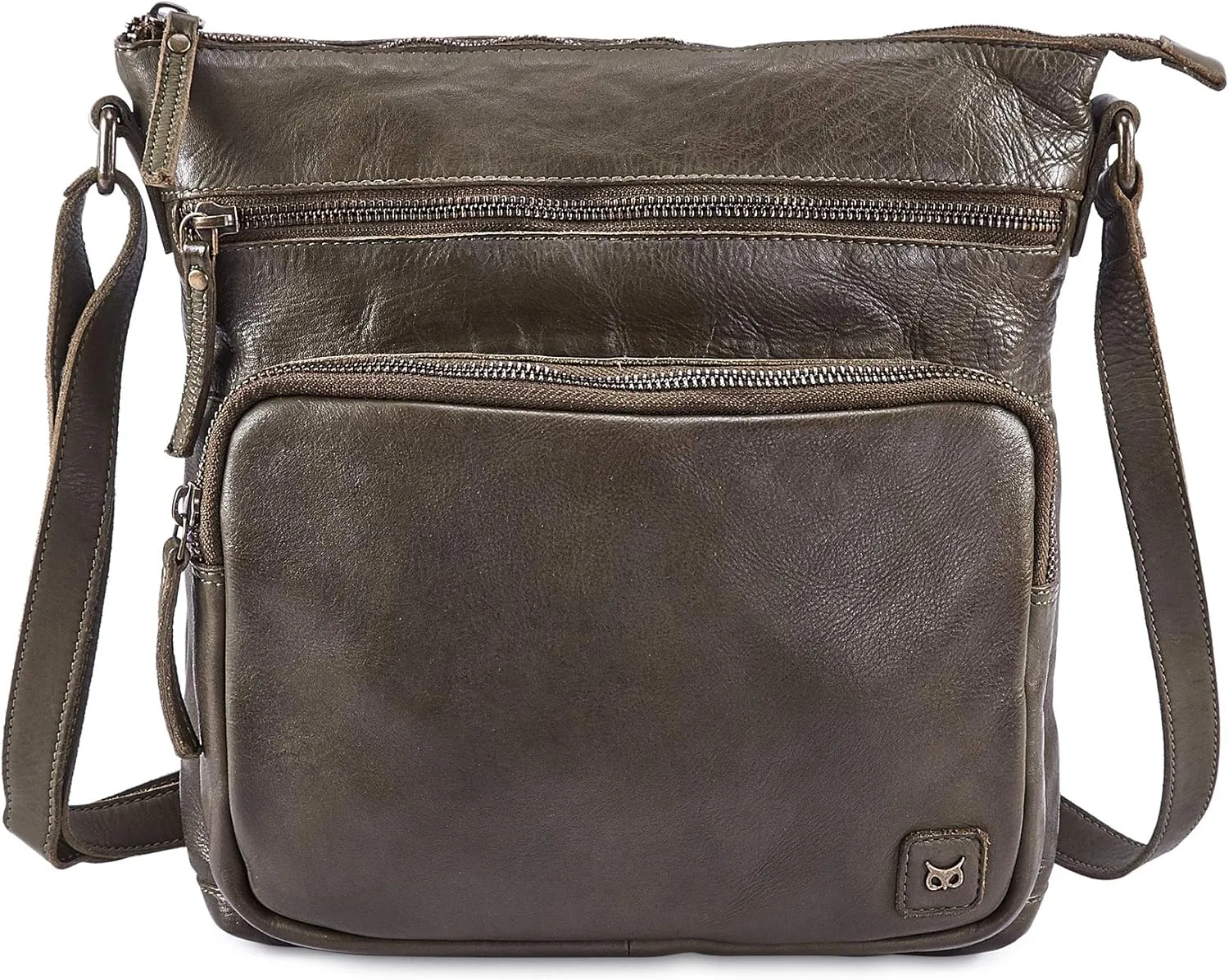 Real Leather Crossbody Bags Purses for Women Shoulder Handbags Crossover Handmade Stylish Trendy Pocketbook