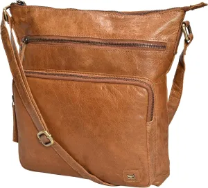 Real Leather Crossbody Bags Purses for Women Shoulder Handbags Crossover Handmade Stylish Trendy Pocketbook