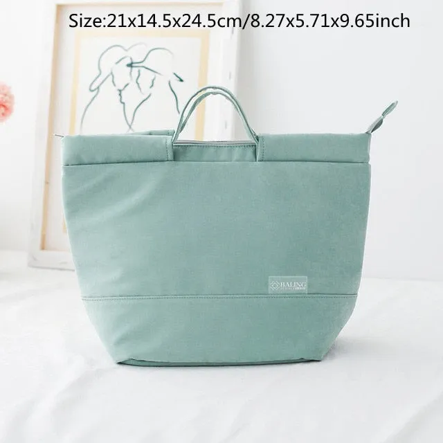 Realaiot Insulated Heat Lunch Bags Thermal Women Picnic Bento Box Boys Thermo Pouch Fresh Keeping Food Container Accessory Product Items