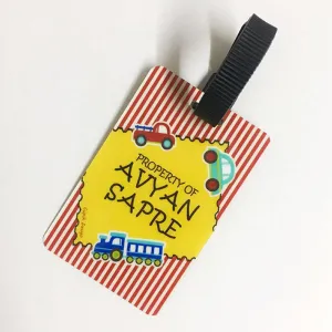 Red Transport Bag Tags