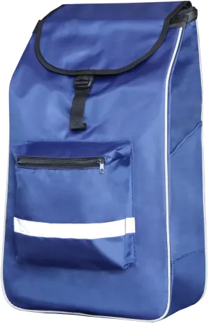 Replacement Bag for Shopping Cart - Waterproof Trolley Bags, 11.8inx7.5inx21.6in (Blue)
