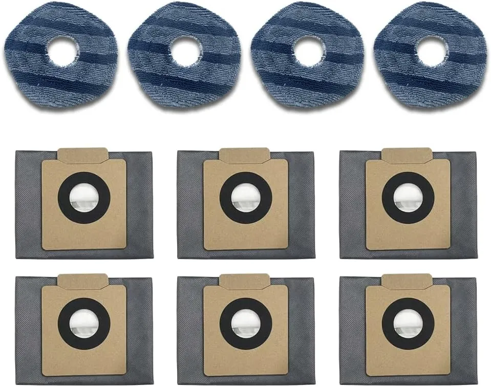 Replacement Part for Eufy X10 Pro Omni X8 Pro Dust Bag Cloth Mop for Robot Vacuum 10 pack
