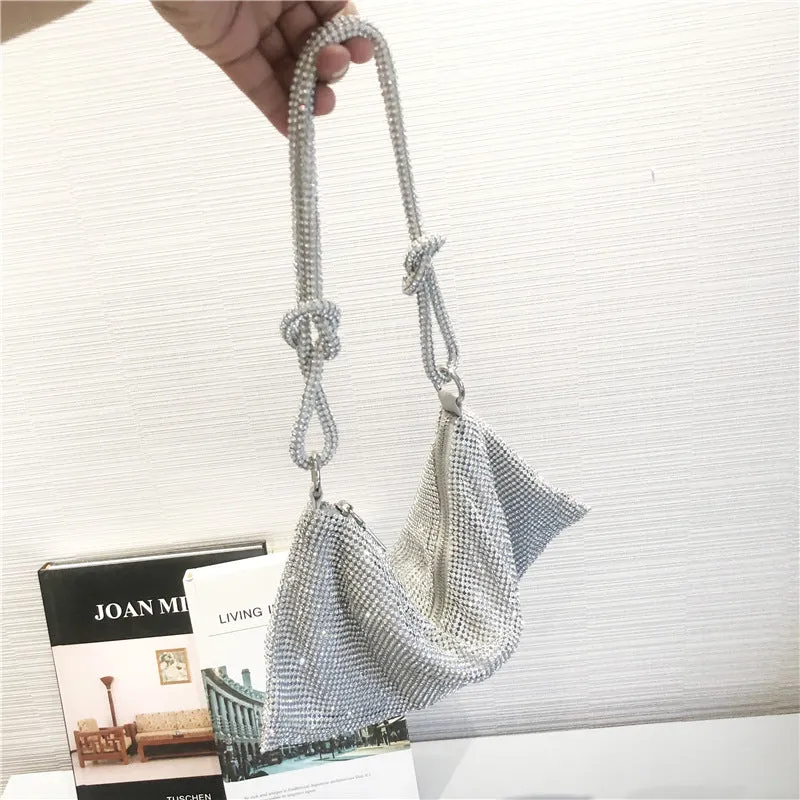 Rhinestone Daily Party Bags Intuitive Augmented reality Patchwork