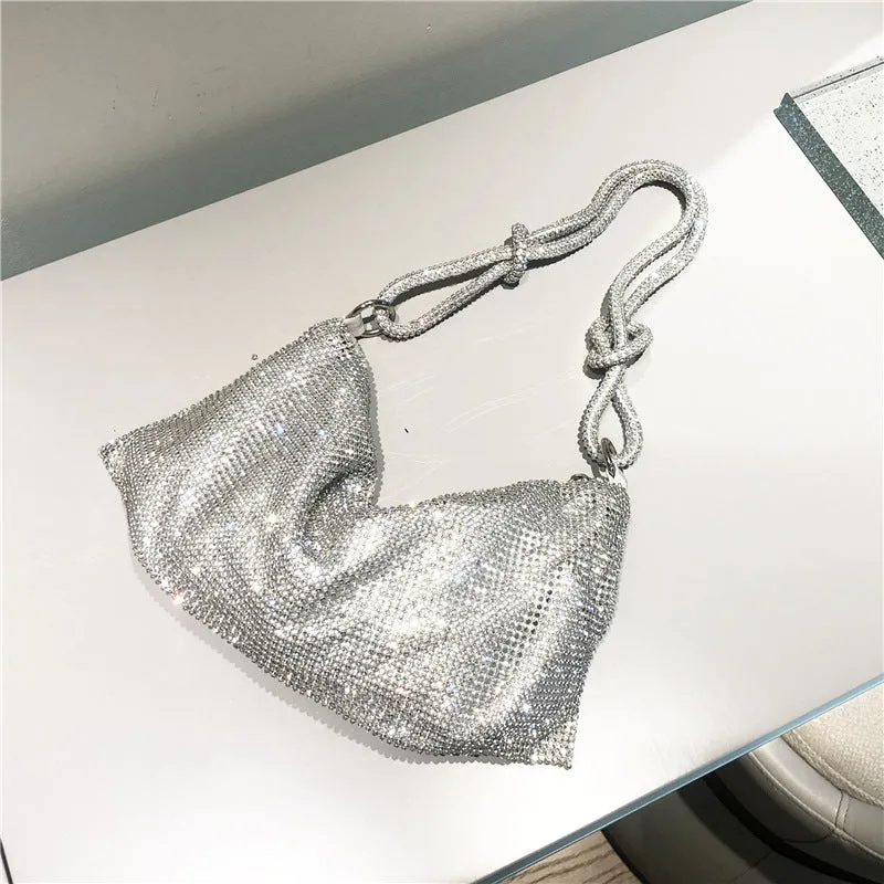 Rhinestone Daily Party Bags Intuitive Augmented reality Patchwork