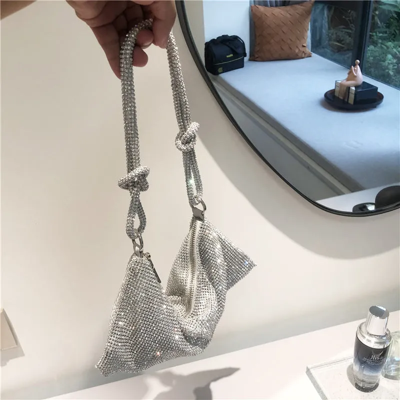Rhinestone Daily Party Bags Intuitive Augmented reality Patchwork