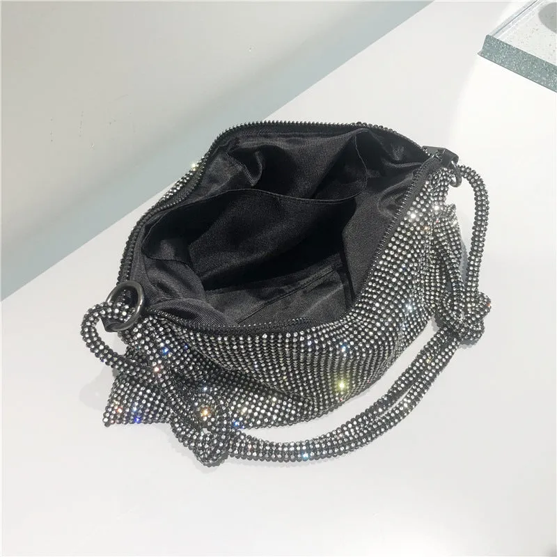 Rhinestone Daily Party Bags Intuitive Augmented reality Patchwork