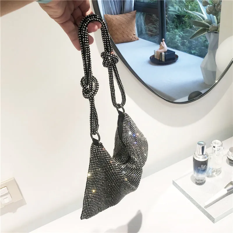 Rhinestone Daily Party Bags Intuitive Augmented reality Patchwork