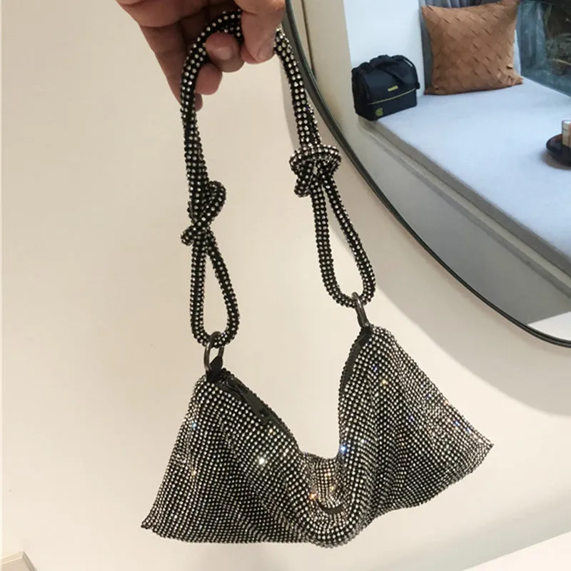Rhinestone Daily Party Bags Intuitive Augmented reality Patchwork