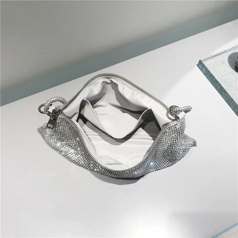 Rhinestone Daily Party Bags Intuitive Augmented reality Patchwork