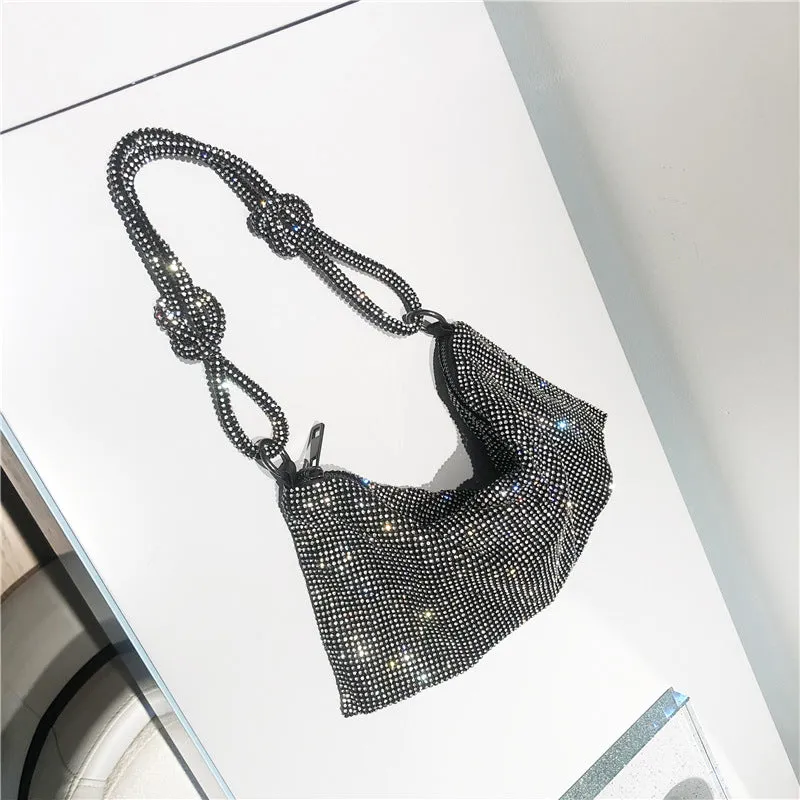 Rhinestone Daily Party Bags Intuitive Augmented reality Patchwork