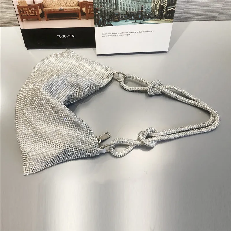 Rhinestone Daily Party Bags Intuitive Augmented reality Patchwork