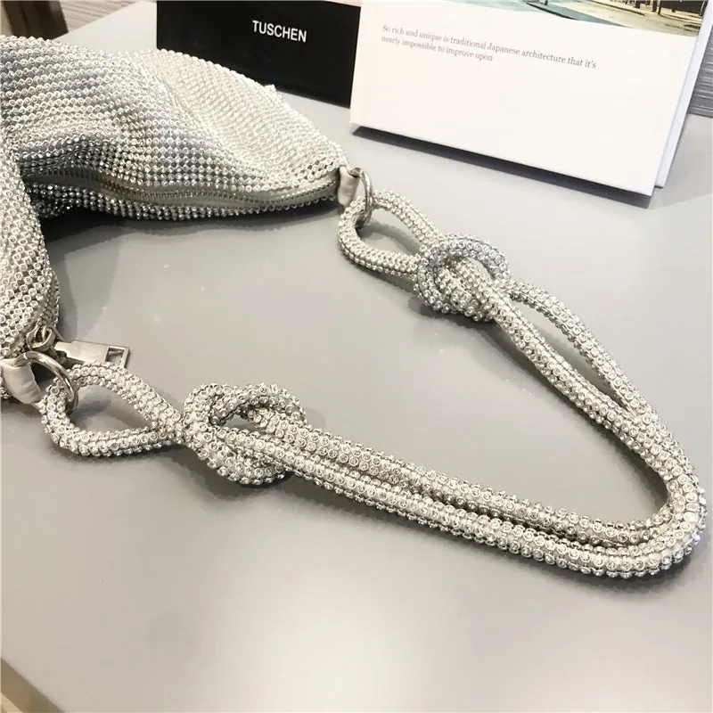 Rhinestone Daily Party Bags Intuitive Augmented reality Patchwork