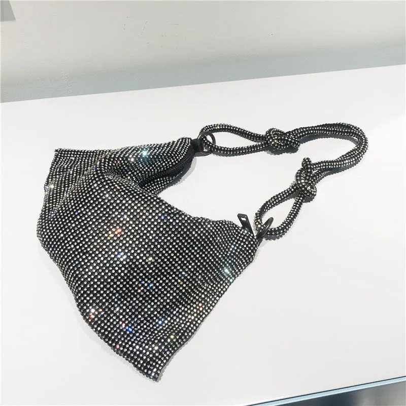 Rhinestone Daily Party Bags Intuitive Augmented reality Patchwork
