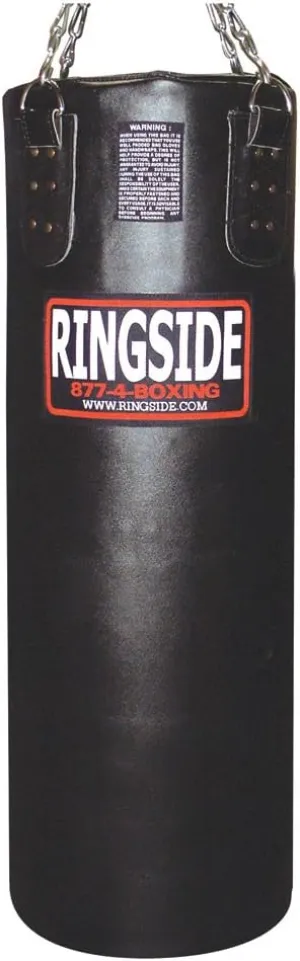 Ringside 100-pound Leather Boxing Punching Heavy Bag (Filled)