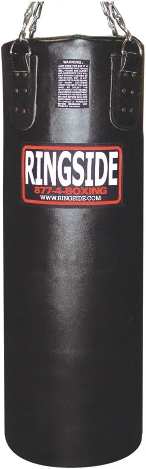 Ringside 100-pound Leather Boxing Punching Heavy Bag (Filled)