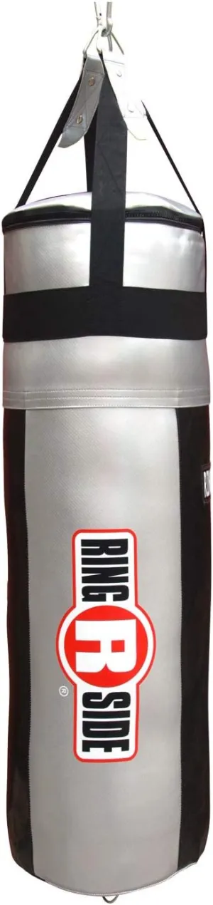 Ringside Apex Heavy Bag, Punching Bag for Boxing Training and Workout, 100 lbs, Includes Nylon Straps and Hanging Clip