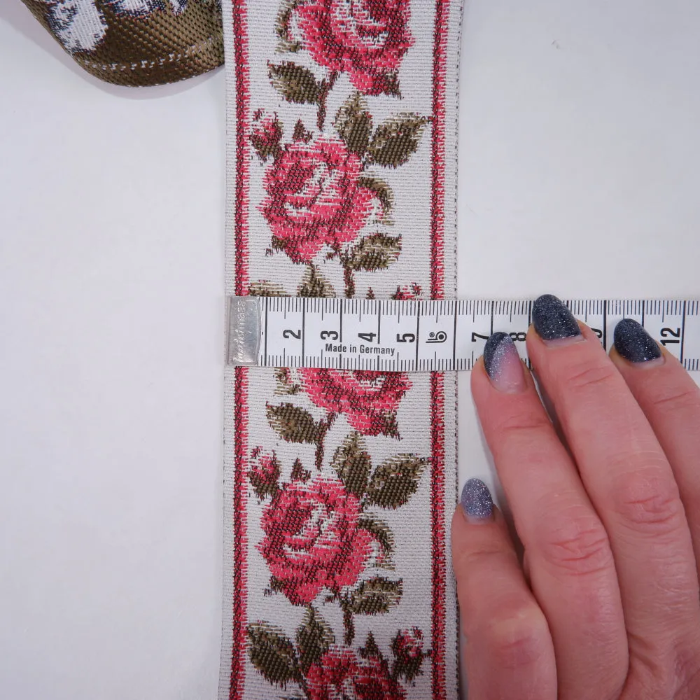 Roses ribbon - 60 mm