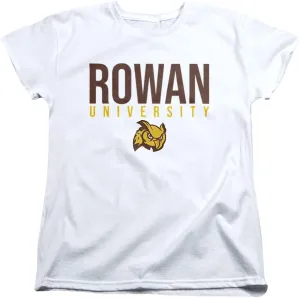 Rowan University Official Stacked Women's T Shirt