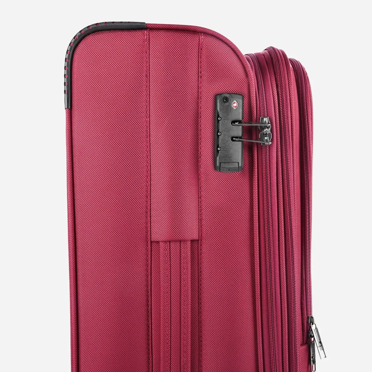 Safari Nuvaldo Superior Red Trolley Bags with Dual Wheels