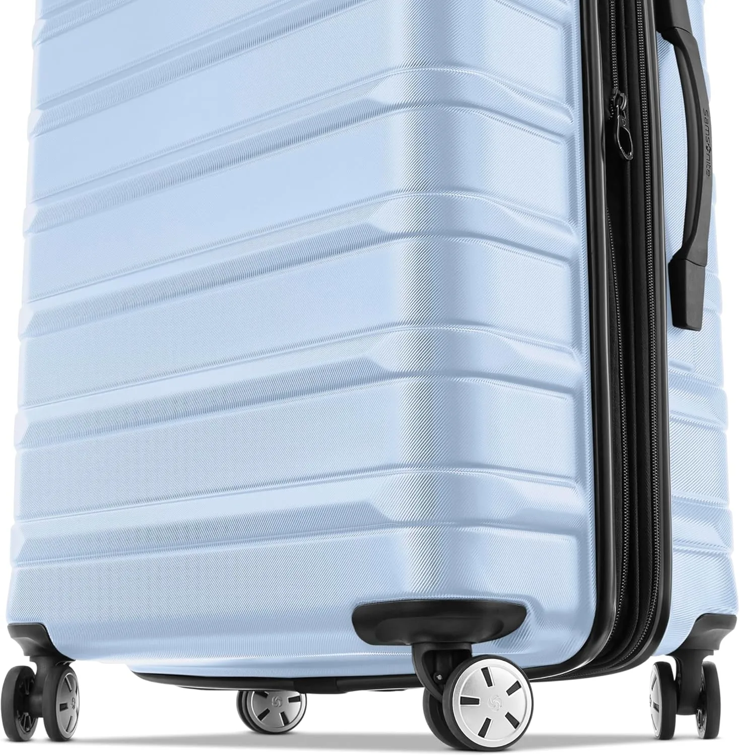 Samsonite Omni 2 Hardside Expandable Luggage with Spinner Wheels, 2PC SET (CO/L), Pale Blue