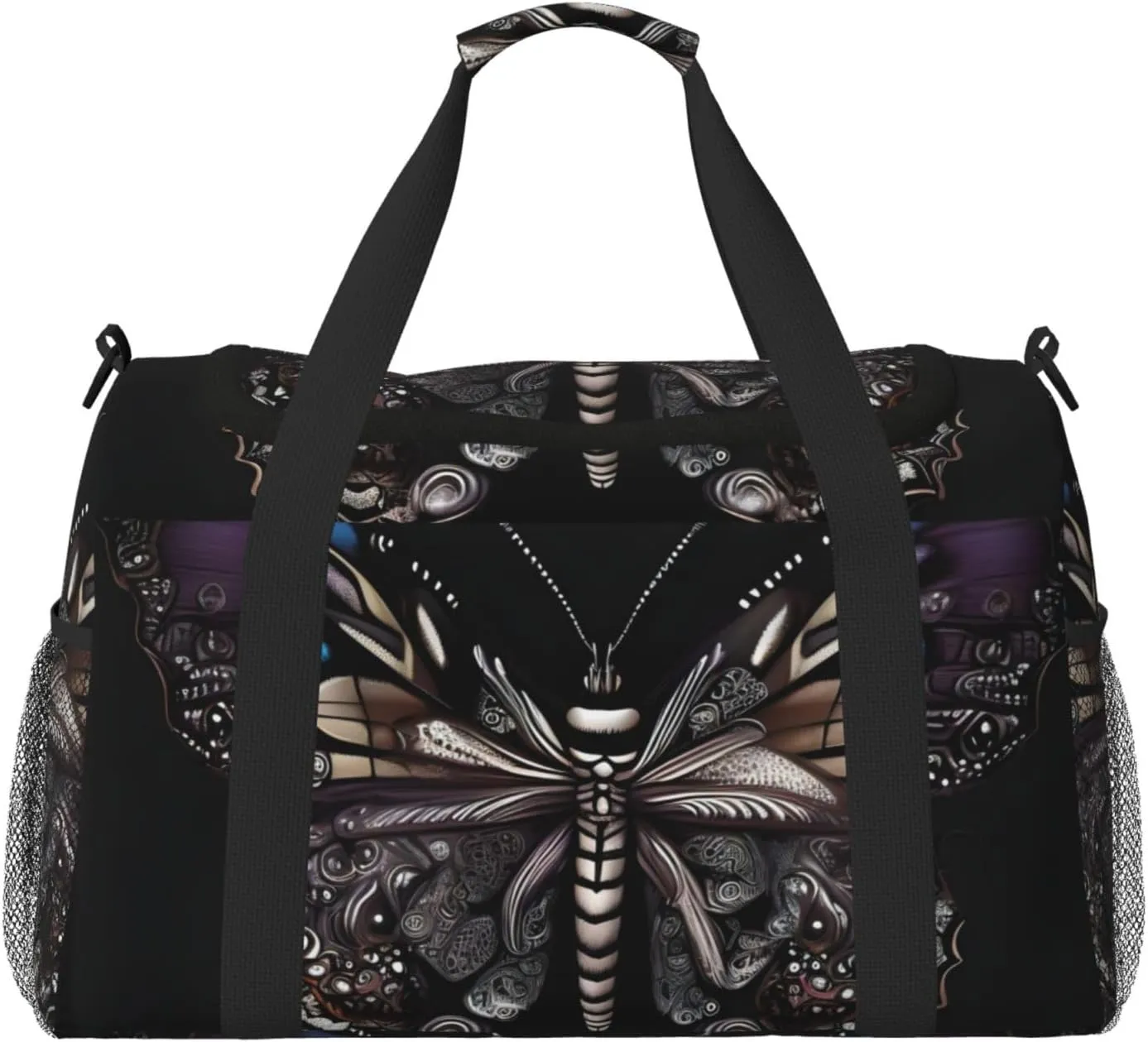 Science Butterfly Hand Travel Bag.Fashionable Design, Large Storage Capacity, Suitable For Business Trips And Short Trips.