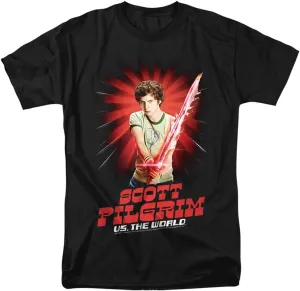 Scott Pilgrim Vs. The World Super Sword Unisex Adult T Shirt