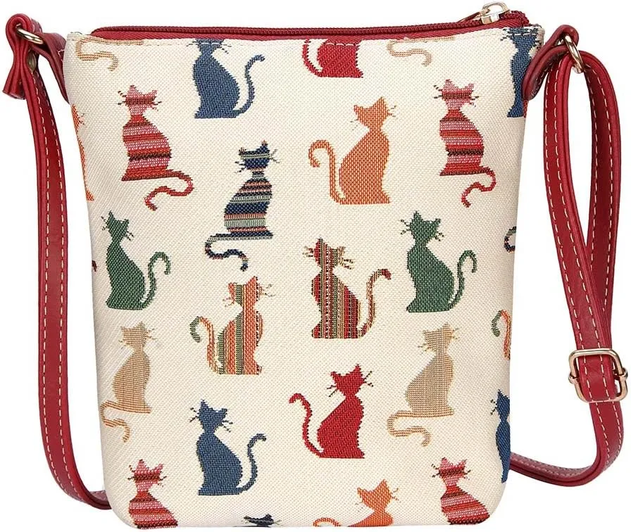 Signare Tapestry Cross-body Satchel Bag/Lightweight Purse
