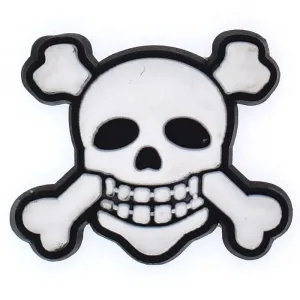 Skull & Crossbones Shoe Charm