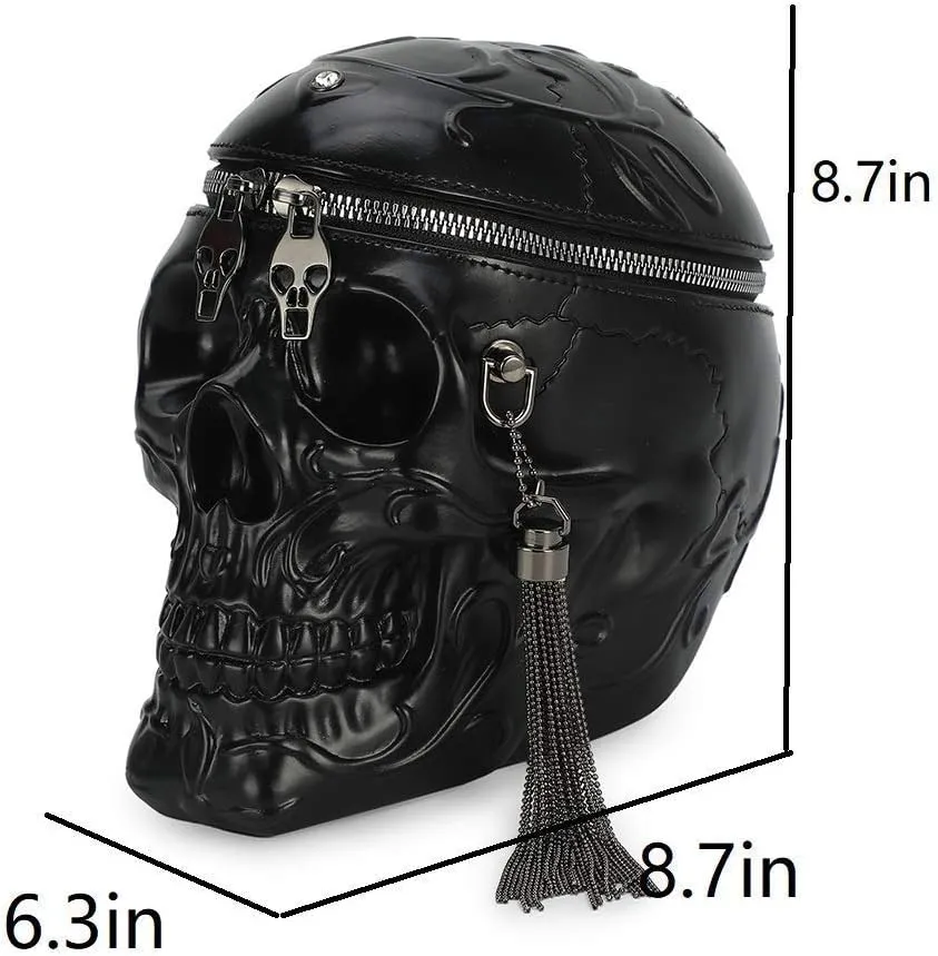 Skull Purses Handbags For Women Shoulder Bag,Skull Crossbody Purse Gothic Bag Purses Holiday Party Gift