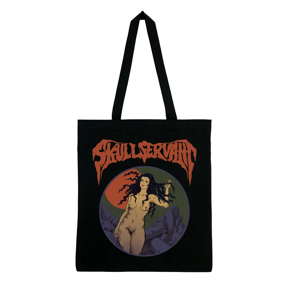 Skull Servant - Astral Apothecary Tote Bag - Black
