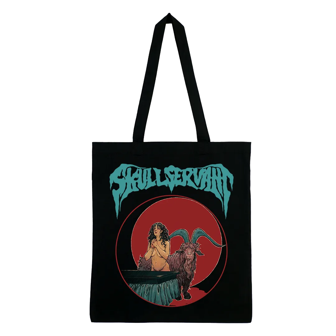 Skull Servant - Pray For Blood Tote Bag - Black