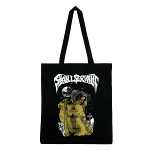 Skull Servant - Serpent Priestess Tote Bag - Black