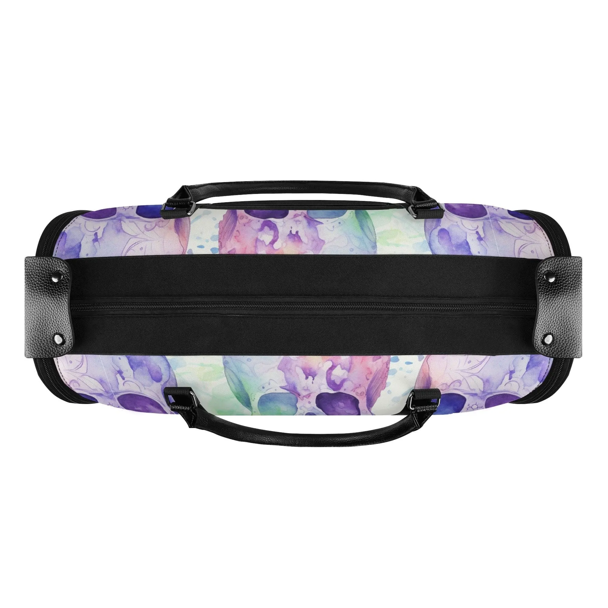 Skulls Fabric Duffle Bag Foldable Travel Bag