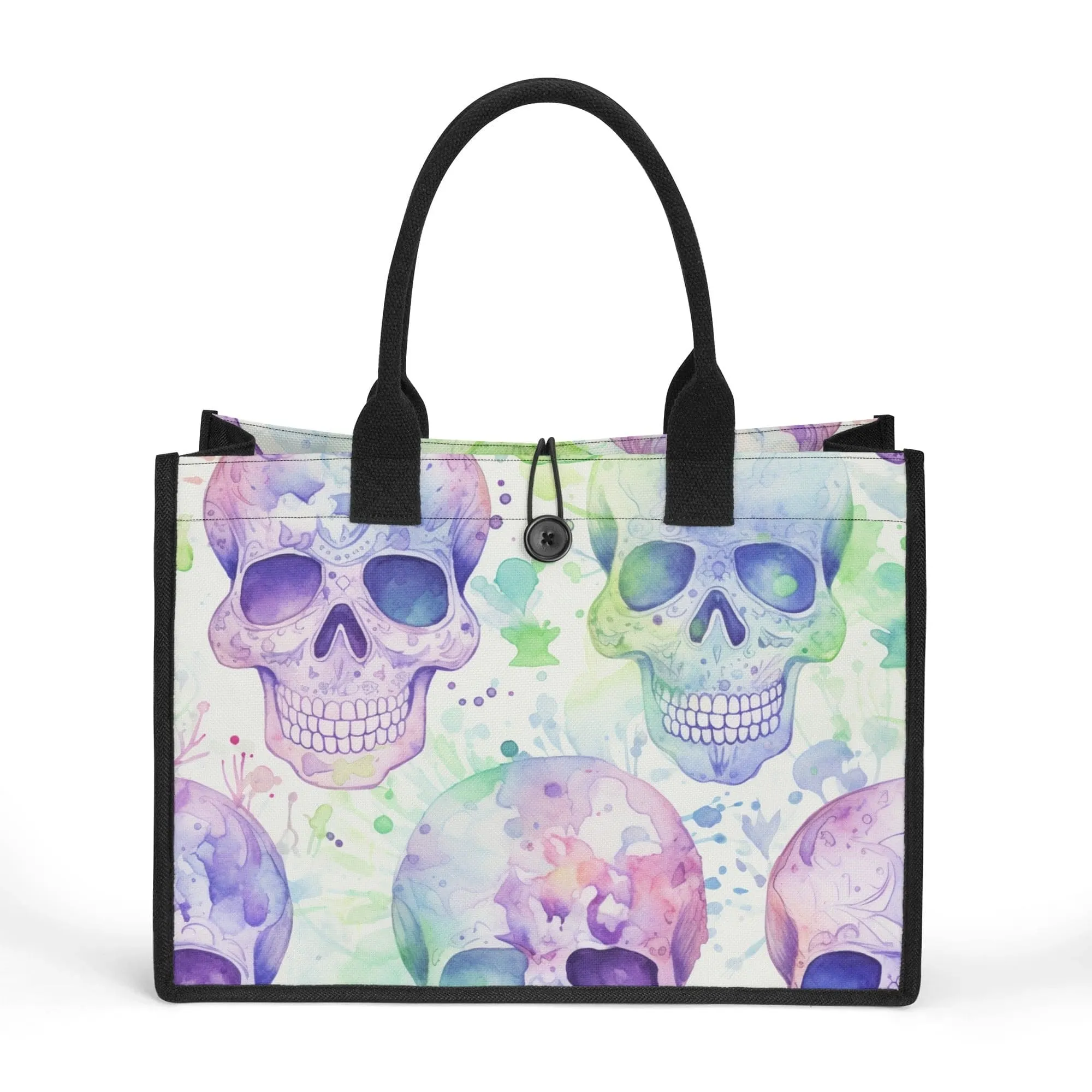 Skulls Premium Canvas Tote Bag
