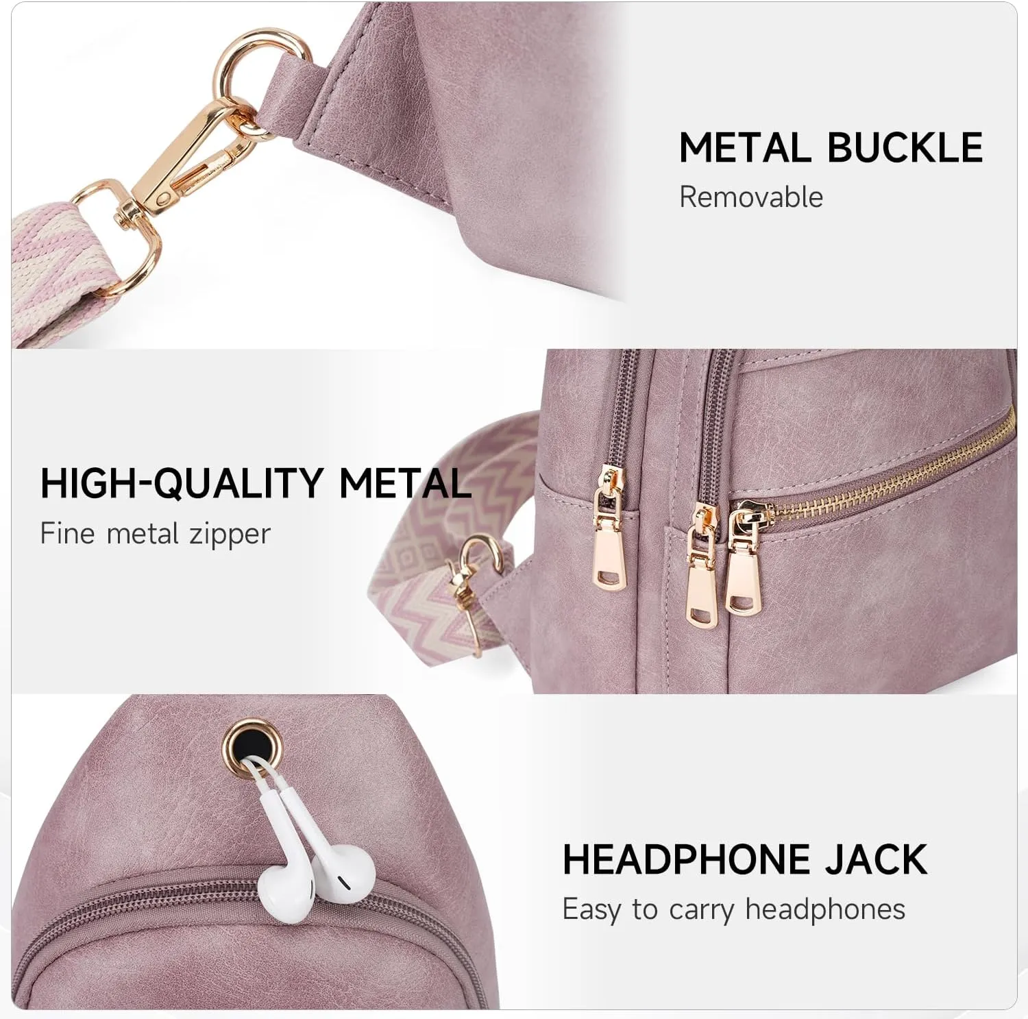 Sling Bag for Women Men Crossbody Tote Blet Bags Trendy Fanny Backpack Pack Travel Purse