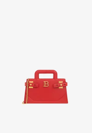 Small B-Buzz Leather Top Handle Bag
