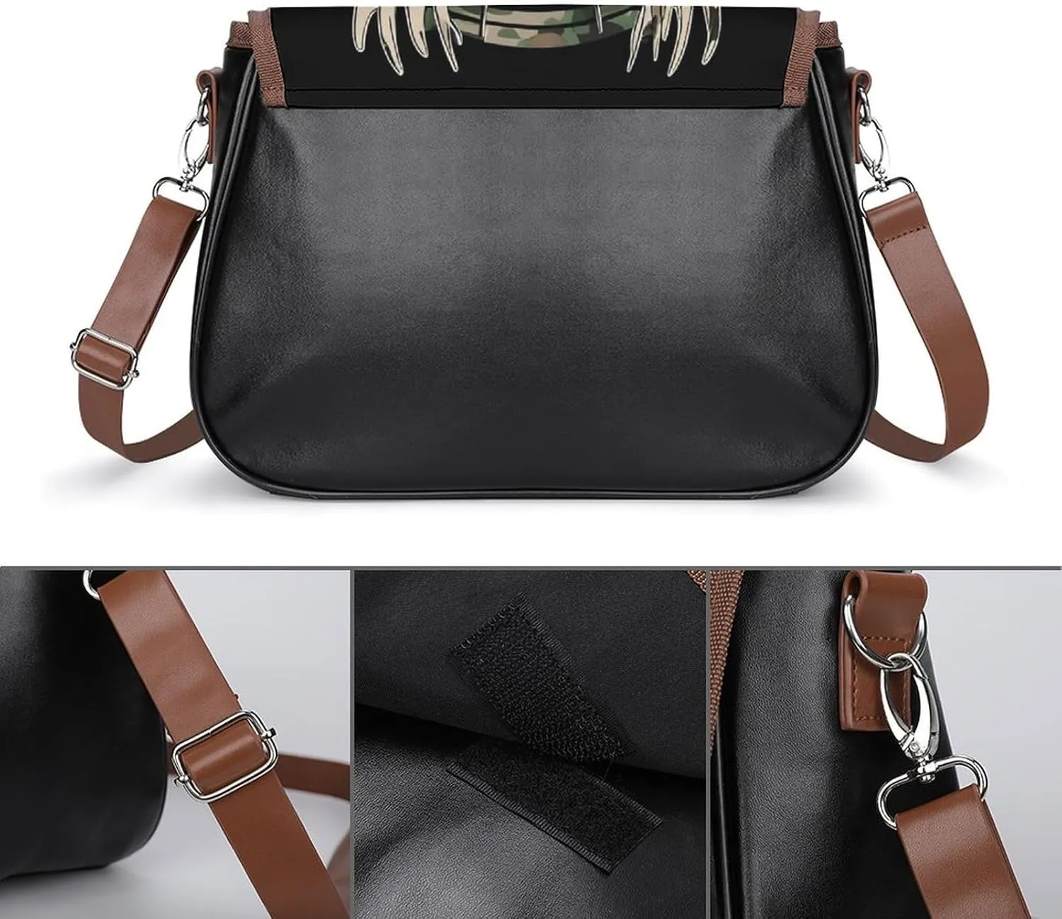 Small Crossbody Shoulder Purse for Women Men, Pu Leather Travel Purse Waterproof Cross Body Bags