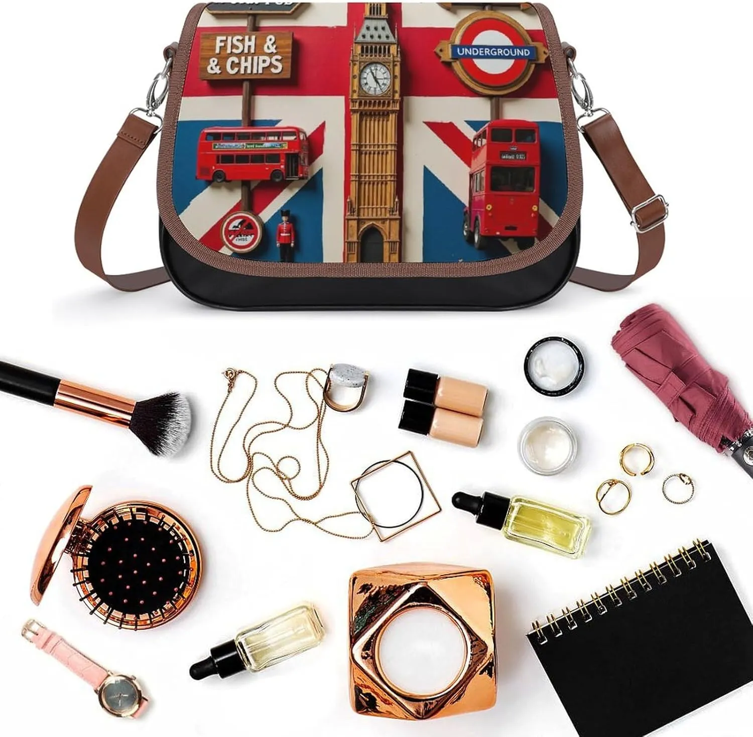 Small Crossbody Shoulder Purse for Women Men, Pu Leather Travel Purse Waterproof Cross Body Bags