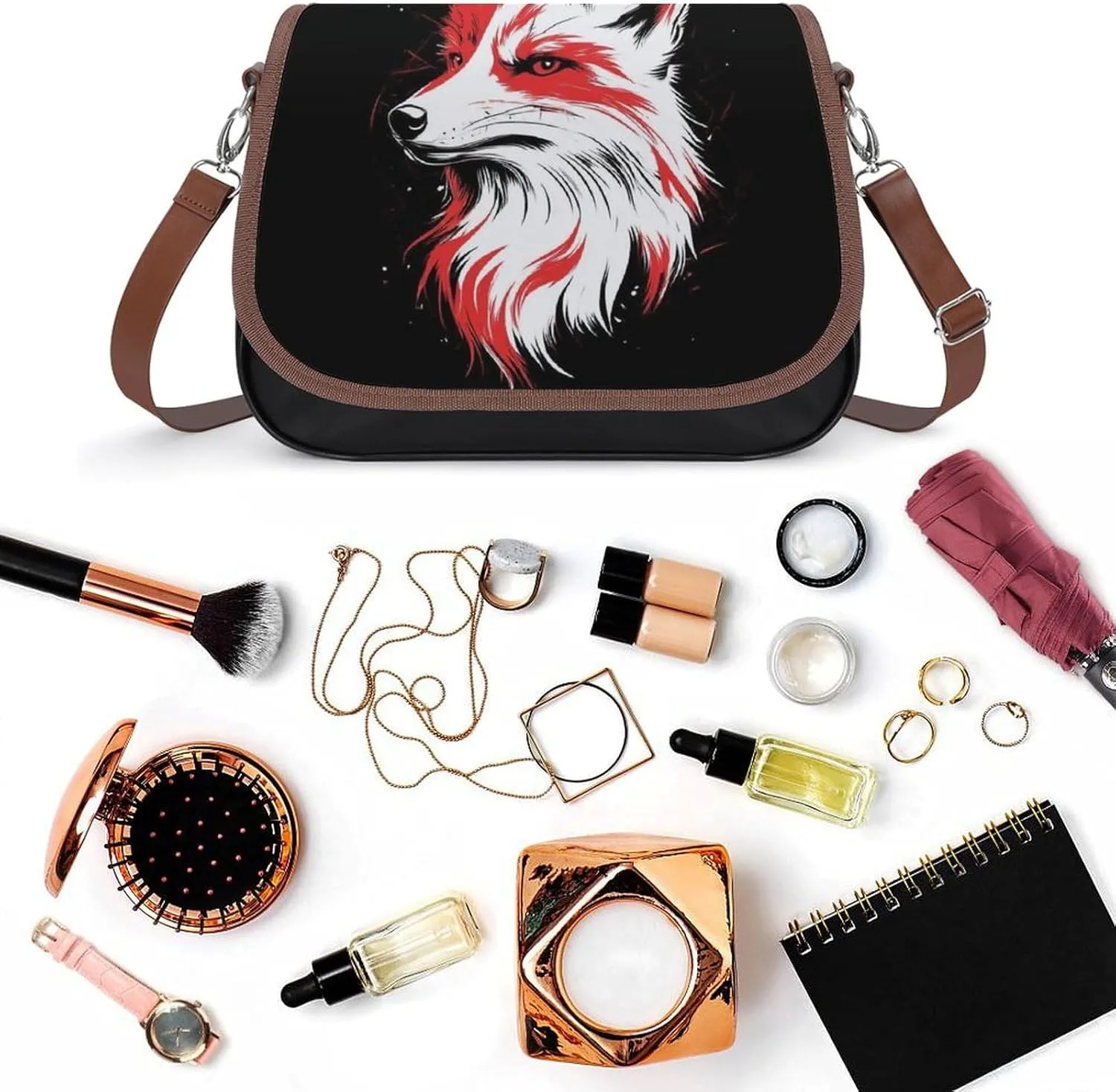 Small Crossbody Shoulder Purse for Women Men, Pu Leather Travel Purse Waterproof Cross Body Bags