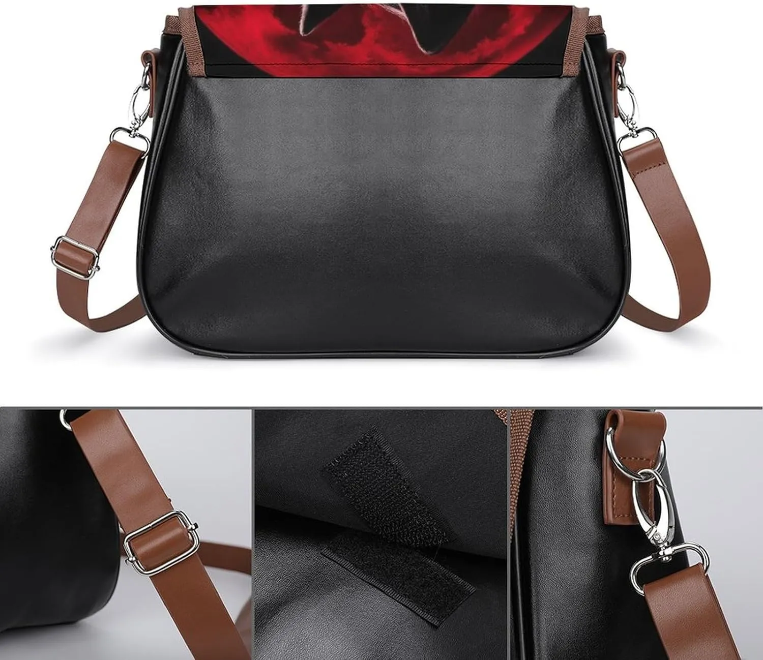 Small Crossbody Shoulder Purse for Women Men, Pu Leather Travel Purse Waterproof Cross Body Bags